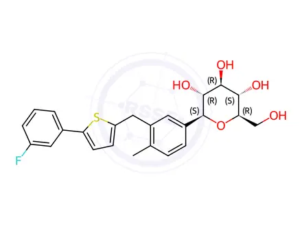 Chemical structure of Canagliflozin Impurity 137