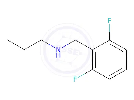 Chemical structure of n-(2,6-Difluorobenzyl)propan-1-amine