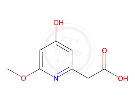 Chemical structure of 2-(4-Hydroxy-6-methoxypyridin-2-yl)acetic acid