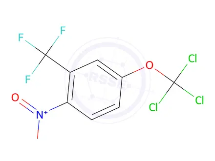 Chemical structure of 1-Nitro-4-(trichloromethoxy)-2-(trifluoromethyl)benzene