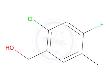 Chemical structure of 2-Chloro-4-fluoro-5-methylbenzyl alcohol