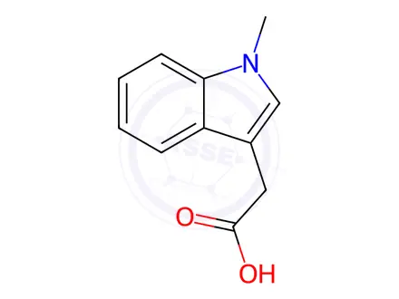 Chemical structure of 1-Methylindole-3-acetic Acid