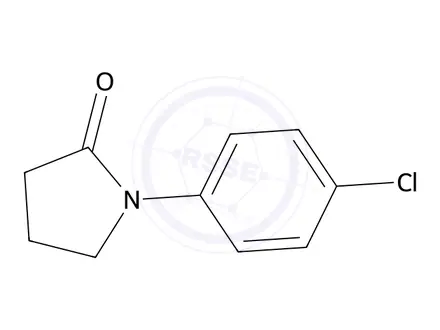 Chemical structure of 1-(4-Chlorophenyl)pyrrolidin-2-one