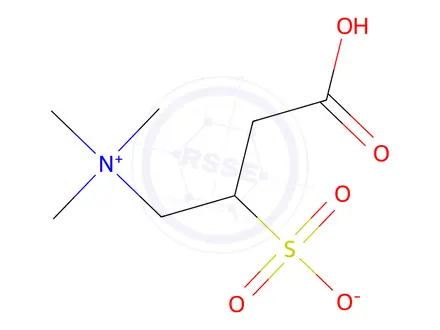 Chemical structure of 1-carboxy-3-(trimethylammonio)propane-2-sulfonate
