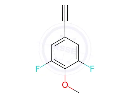 Chemical structure of 5-Ethynyl-1,3-difluoro-2-methoxybenzene