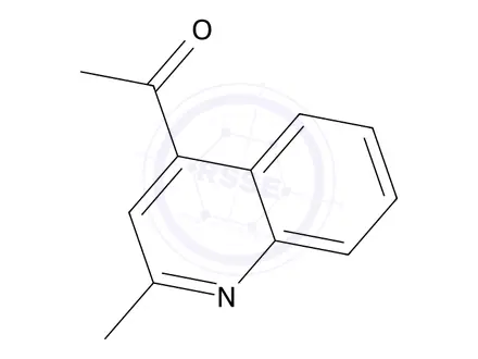 Chemical structure of 1-(2-Methylquinolin-4-yl)ethanone