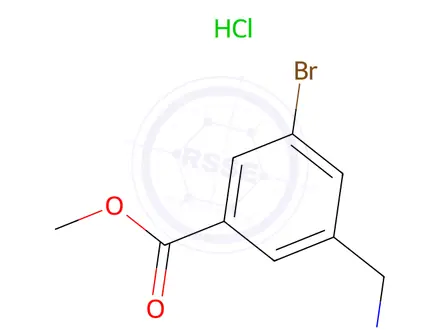 Chemical structure of Methyl 3-(aminomethyl)-5-bromobenzoate