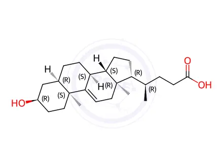 Chemical structure of Ursodeoxycholic Acid Impurity 38