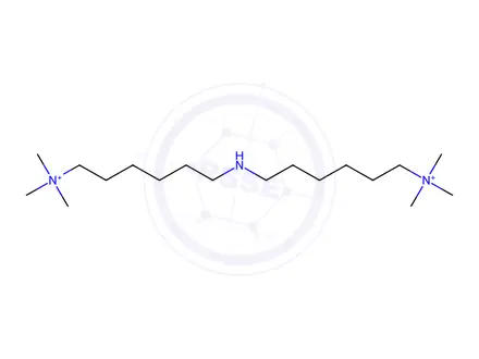 Chemical structure of 1-Hexanaminium,6,6`-iminobis[N,N,N-trimethyl