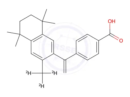 Chemical structure of Bexarotene-d3