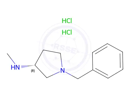 Chemical structure of (R)-1-Benzyl-N-methylpyrrolidin-3-amine hydrobromide