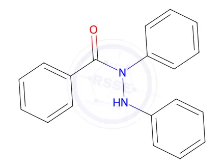 Chemical structure of N,N'-diphenylbenzohydrazide