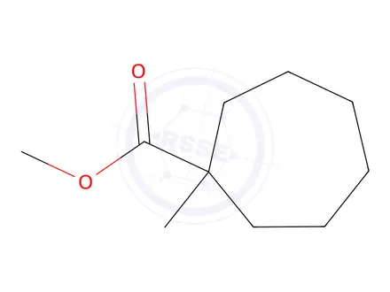 Chemical structure of methyl 1-methylcycloheptane-1-carboxylate