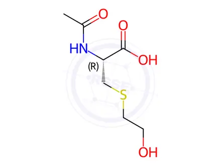 Chemical structure of N-Acetyl-S-(2-hydroxyethyl)cysteine