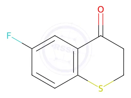 Chemical structure of 6-Fluorothio-4-chromanone