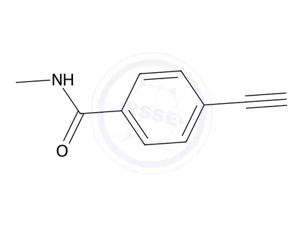 Chemical structure of 4-Ethynyl-N-methylbenzamide