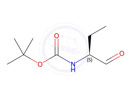 Chemical structure of tert-Butyl (S)-(1-oxobutan-2-yl)carbamate