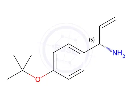 Chemical structure of (1S)-1-[4-(TERT-BUTOXY)PHENYL]PROP-2-ENYLAMINE