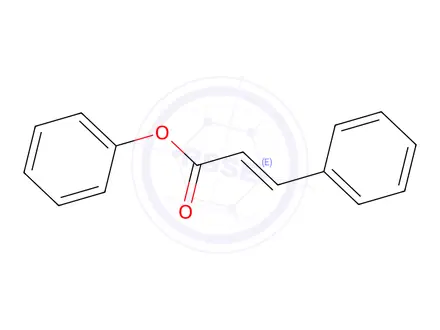 Chemical structure of phenyl cinnamate