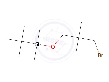 Chemical structure of (3-Bromo-2,2-dimethylpropoxy)(tert-butyl)dimethylsilane