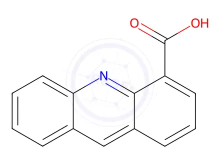 Chemical structure of Acridine-4-carboxylic acid
