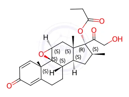 Chemical structure of Beclometasone Impurity U