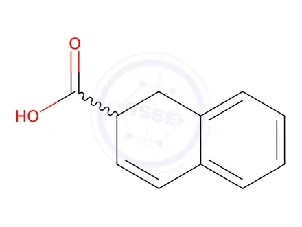 Chemical structure of 1,2-Dihydro-2-naphthoic acid
