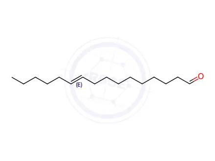 Chemical structure of (E)-10-Hexadecenal