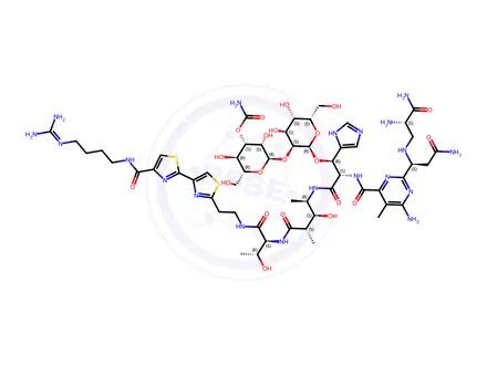 Chemical structure of Bleomycin Hydrochloride Impurity 5 (Bleomycin B2)