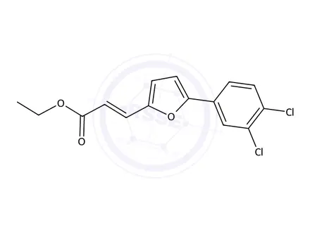 Chemical structure of Ethyl 3-(5-(3,4-dichlorophenyl)furan-2-yl)acrylate