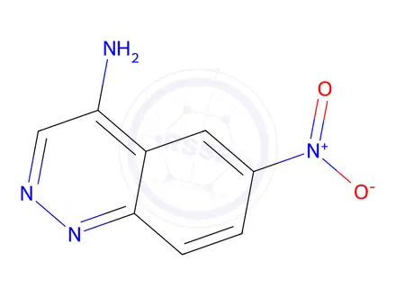Chemical structure of 6-Nitrocinnolin-4-amine