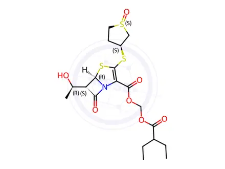 Chemical structure of Sulopenem etzadroxil