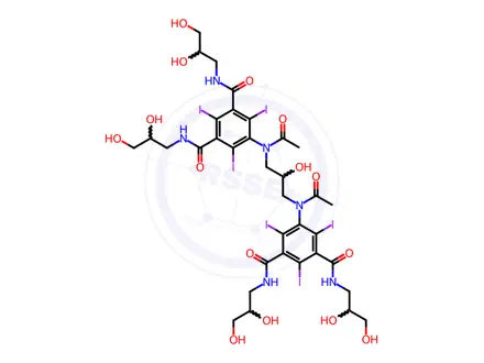 Chemical structure of Iodixanol