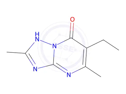 Chemical structure of 6-ethyl-2,5-dimethyl-4H,7H-[1,2,4]triazolo[1,5-a]pyrimidin-7-one