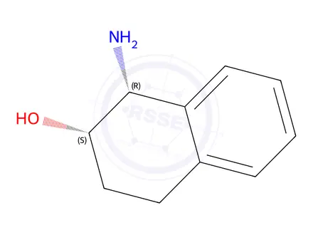 Chemical structure of rel-(1R,2S)-1-Amino-1,2,3,4-tetrahydronaphthalen-2-ol