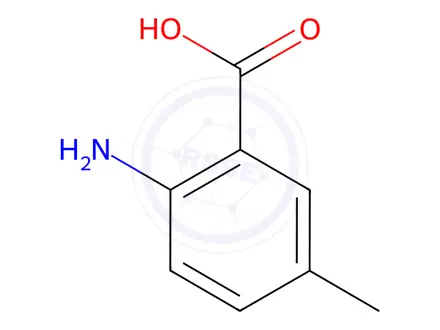 Chemical structure of 2-Amino-5-methylbenzoic acid