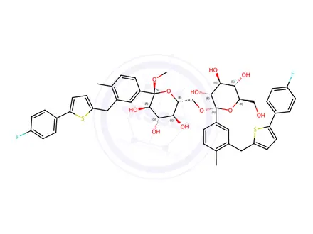 Chemical structure of Canagliflozin Impurity 104