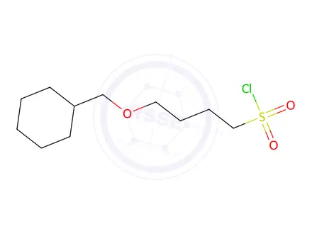 Chemical structure of 4-(Cyclohexylmethoxy)butane-1-sulfonyl chloride