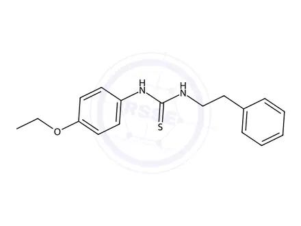 Chemical structure of 1-(4-Ethoxyphenyl)-3-phenethylthiourea