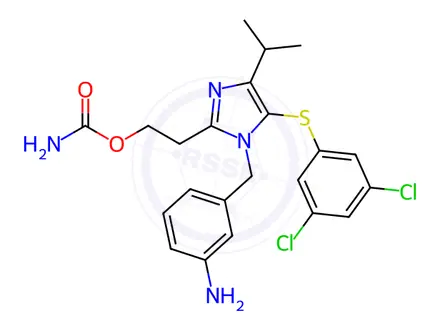 Chemical structure of Capravirine Impurity 24