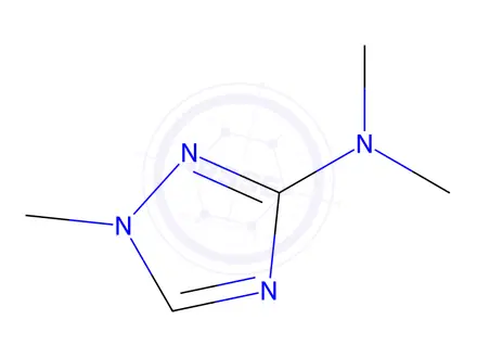 Chemical structure of 1H-1,2,4-Triazol-3-amine,N,N,1-trimethyl-(9CI)