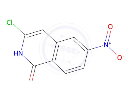 Chemical structure of 3-Chloro-6-nitroisoquinolin-1-ol