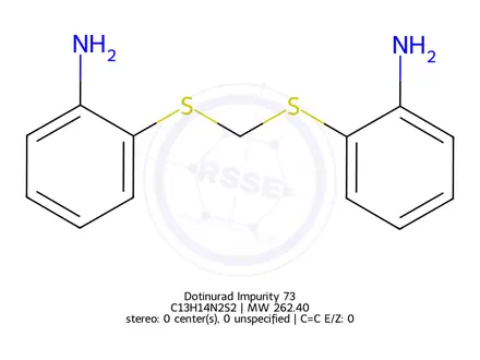 Chemical structure of Dotinurad Impurity 333