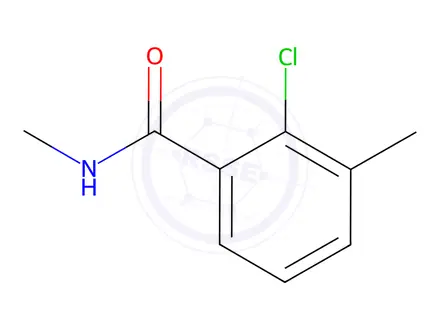 Chemical structure of Benzamide, 2-chloro-N,3-dimethyl-