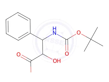 Chemical structure of (2R,3S)-N-Boc-3-phenylisoserine methyl ester