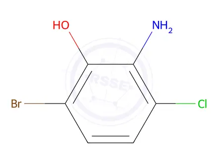 Chemical structure of 2-Amino-6-bromo-3-chlorophenol