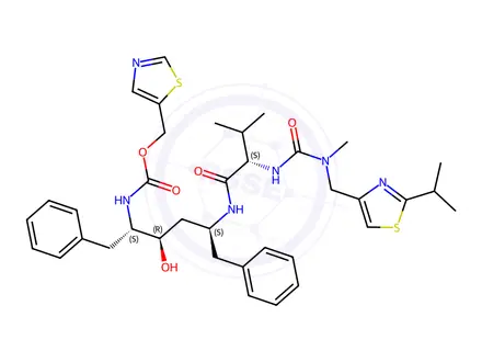 Chemical structure of Ritonavir EP Impurity O