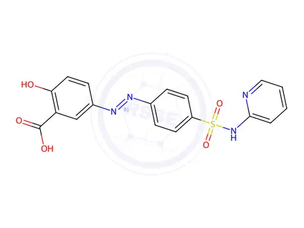 Chemical structure of Sulfasalazine