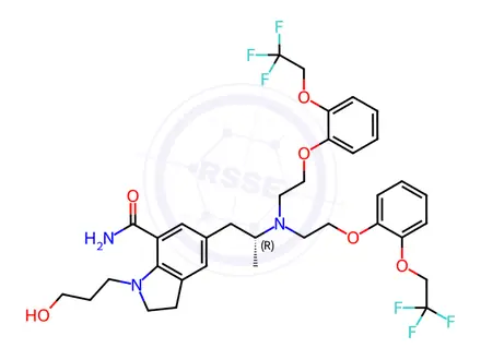 Chemical structure of Silodosin Dimer Impurity