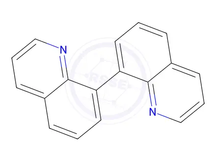 Chemical structure of 8,8'-Biquinoline